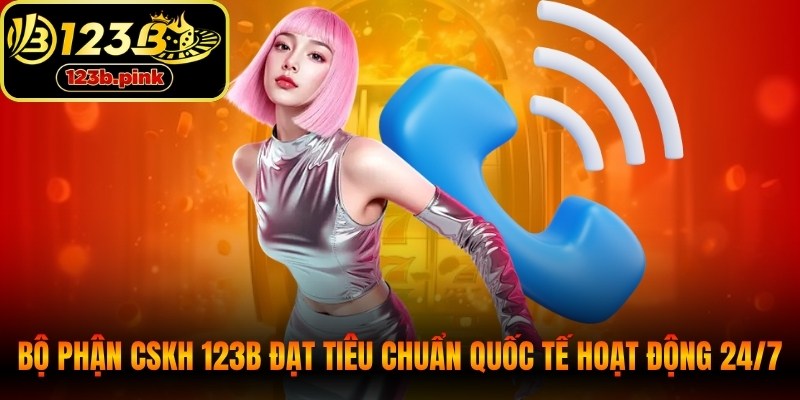 Bộ phận CSKH 123B đạt tiêu chuẩn quốc tế hoạt động 24/7