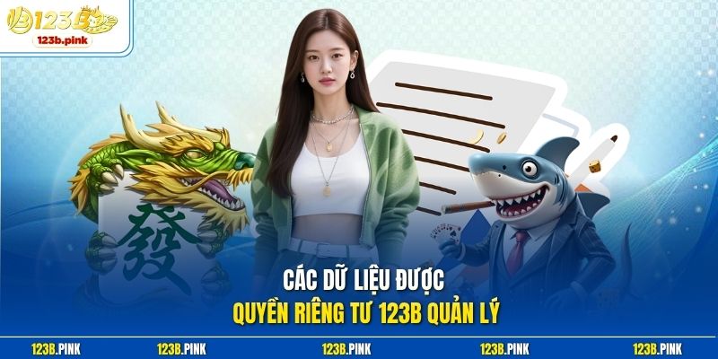 Các dữ liệu được quyền riêng tư 123b quản lý 