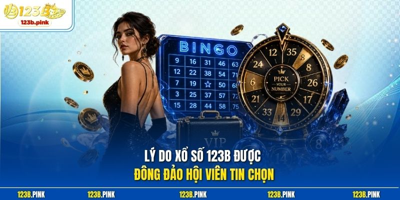Lý do xổ số 123b được đông đảo hội viên tin chọn