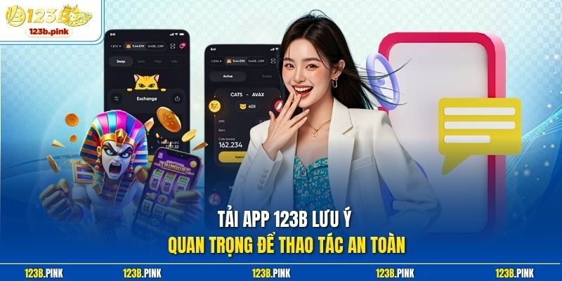 Tải app 123b lưu ý quan trọng để thao tác an toàn 